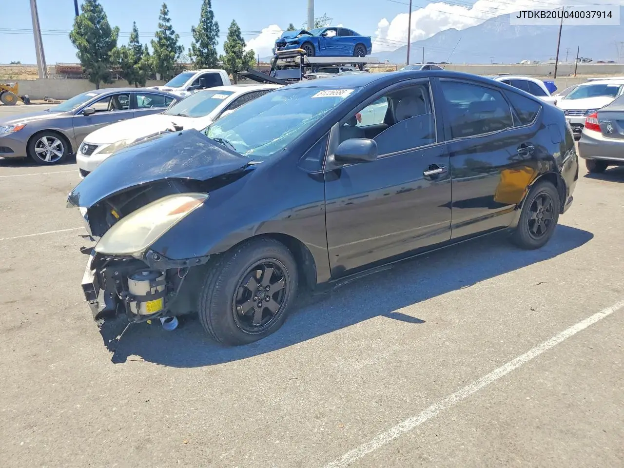 2004 Toyota Prius Base VIN: JTDKB20U040037914 Lot: 61226586