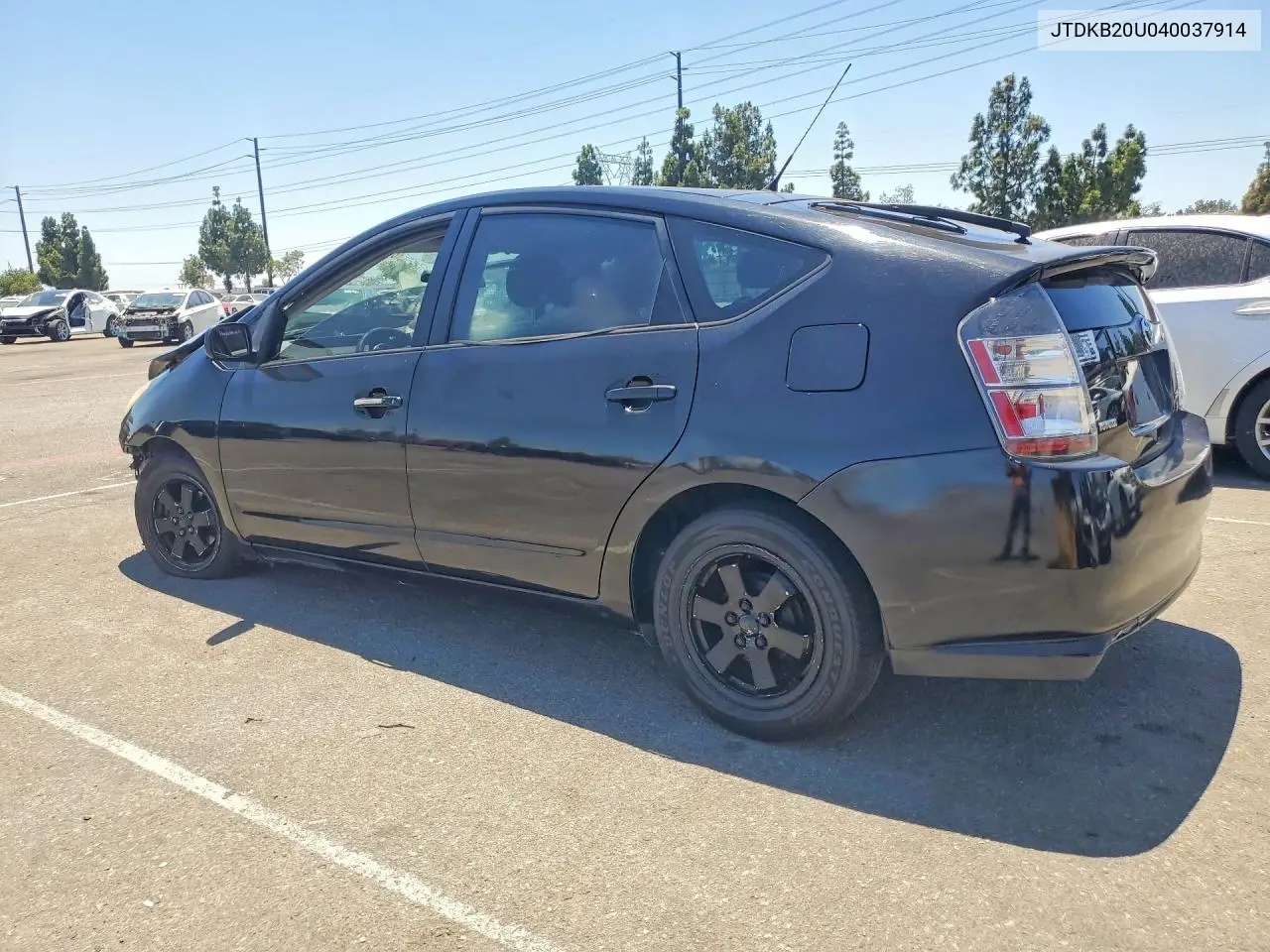 2004 Toyota Prius Base VIN: JTDKB20U040037914 Lot: 61226586