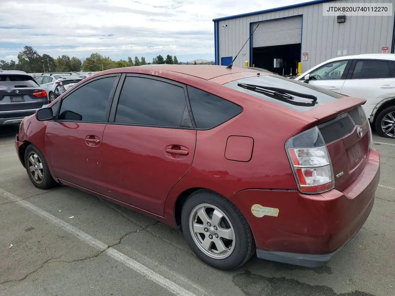 2004 Toyota Prius Base VIN: JTDKB20U740112270 Lot: 61304546