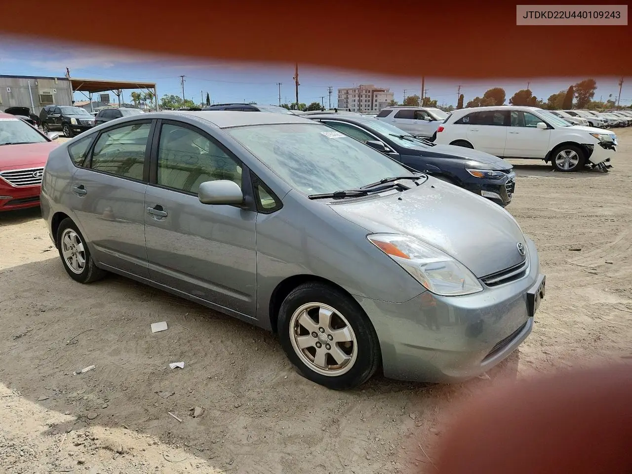 2004 Toyota Prius Base VIN: JTDKD22U440109243 Lot: 61904726