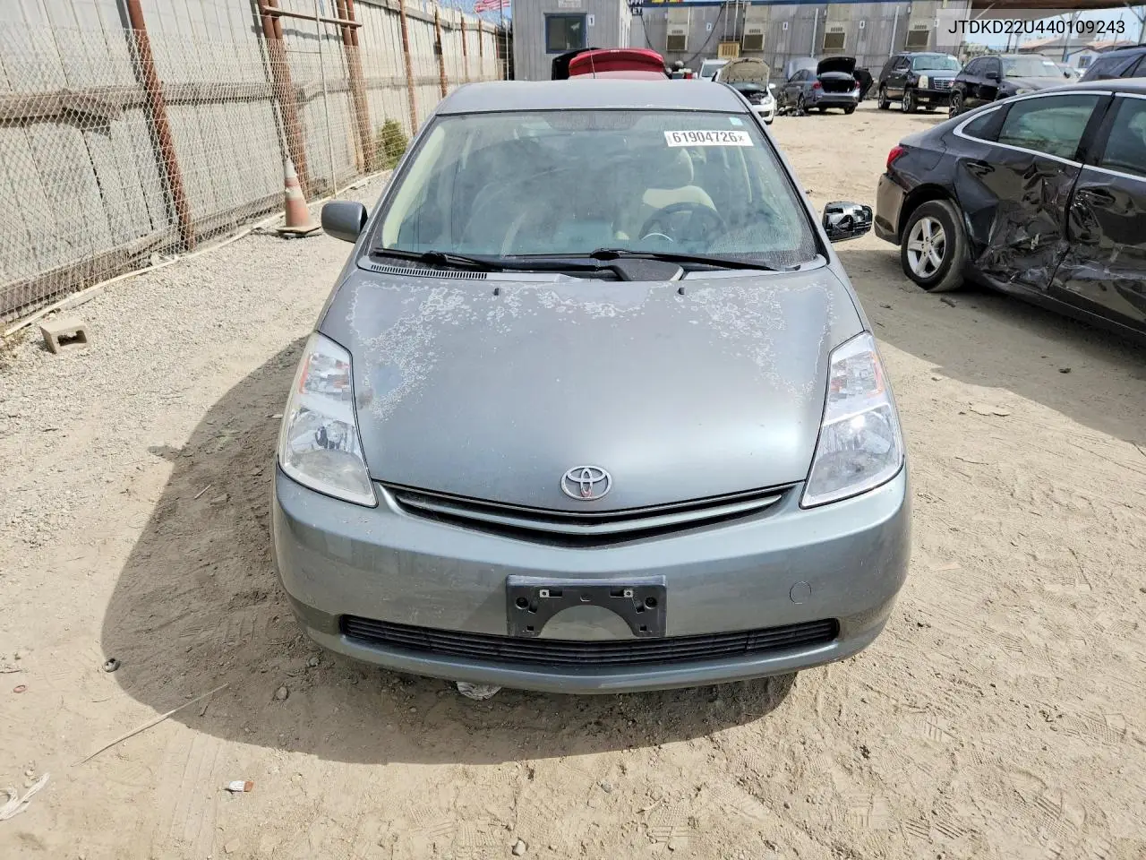 2004 Toyota Prius Base VIN: JTDKD22U440109243 Lot: 61904726