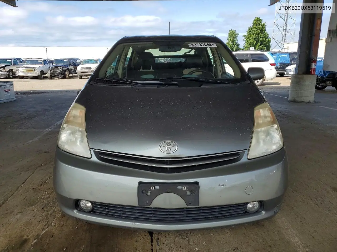 2005 Toyota Prius Base VIN: JTDKB20UX53119519 Lot: 52737066