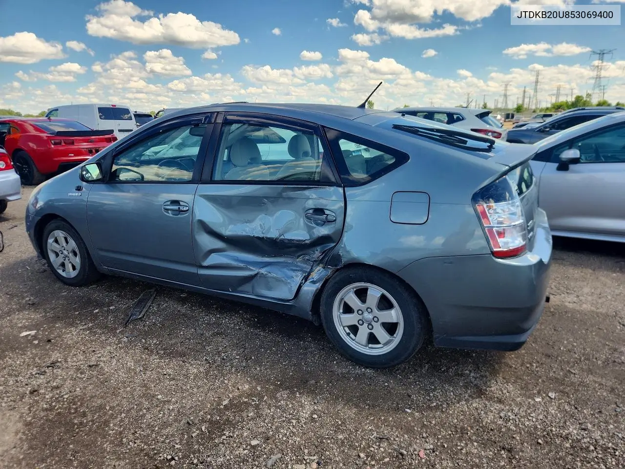 2005 Toyota Prius Base VIN: JTDKB20U853069400 Lot: 57070366