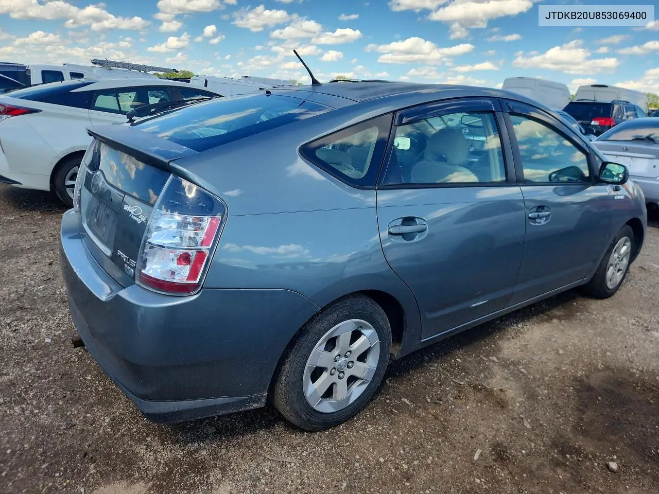 2005 Toyota Prius Base VIN: JTDKB20U853069400 Lot: 57070366