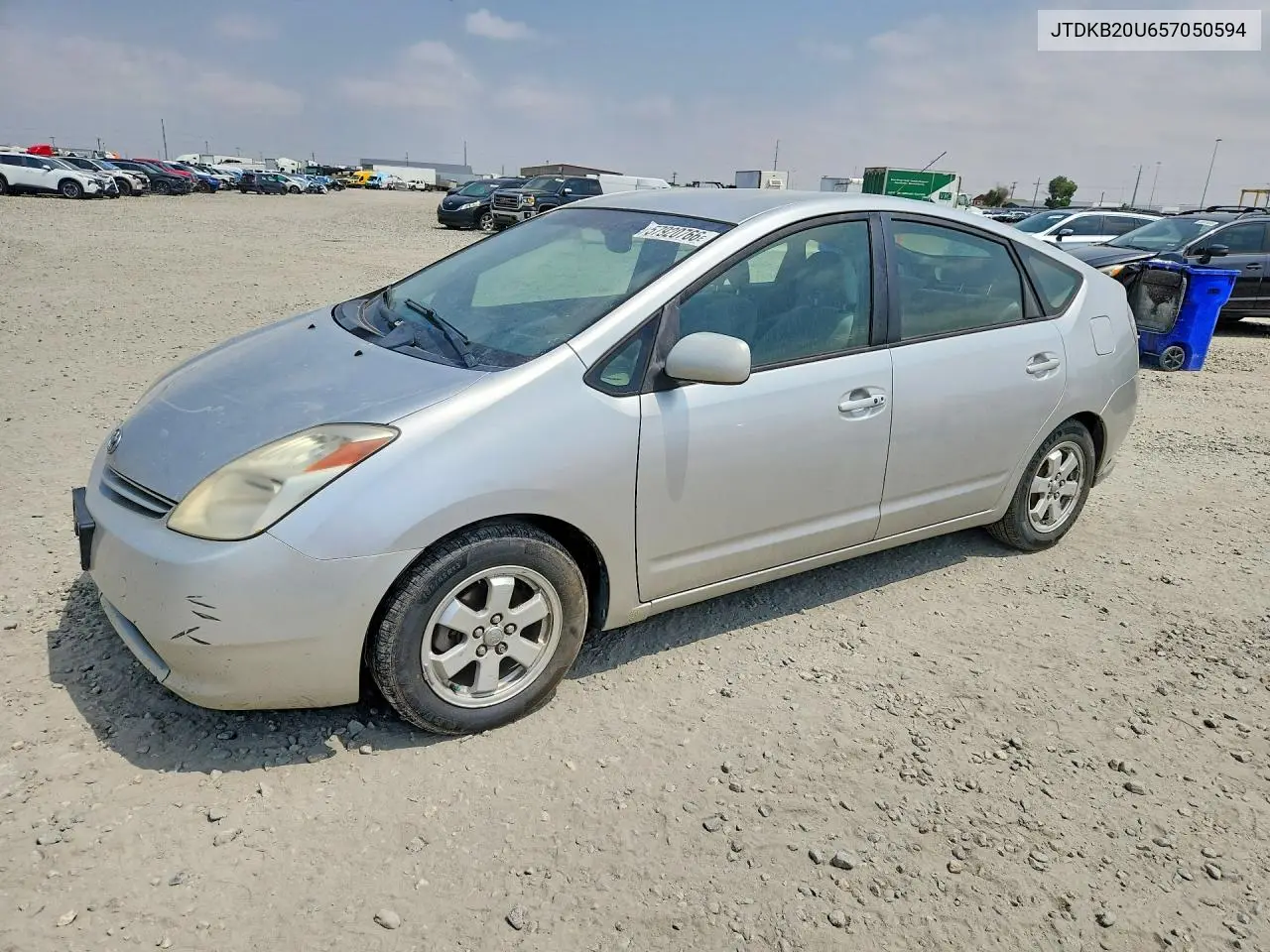 2005 Toyota Prius Base VIN: JTDKB20U657050594 Lot: 57920766