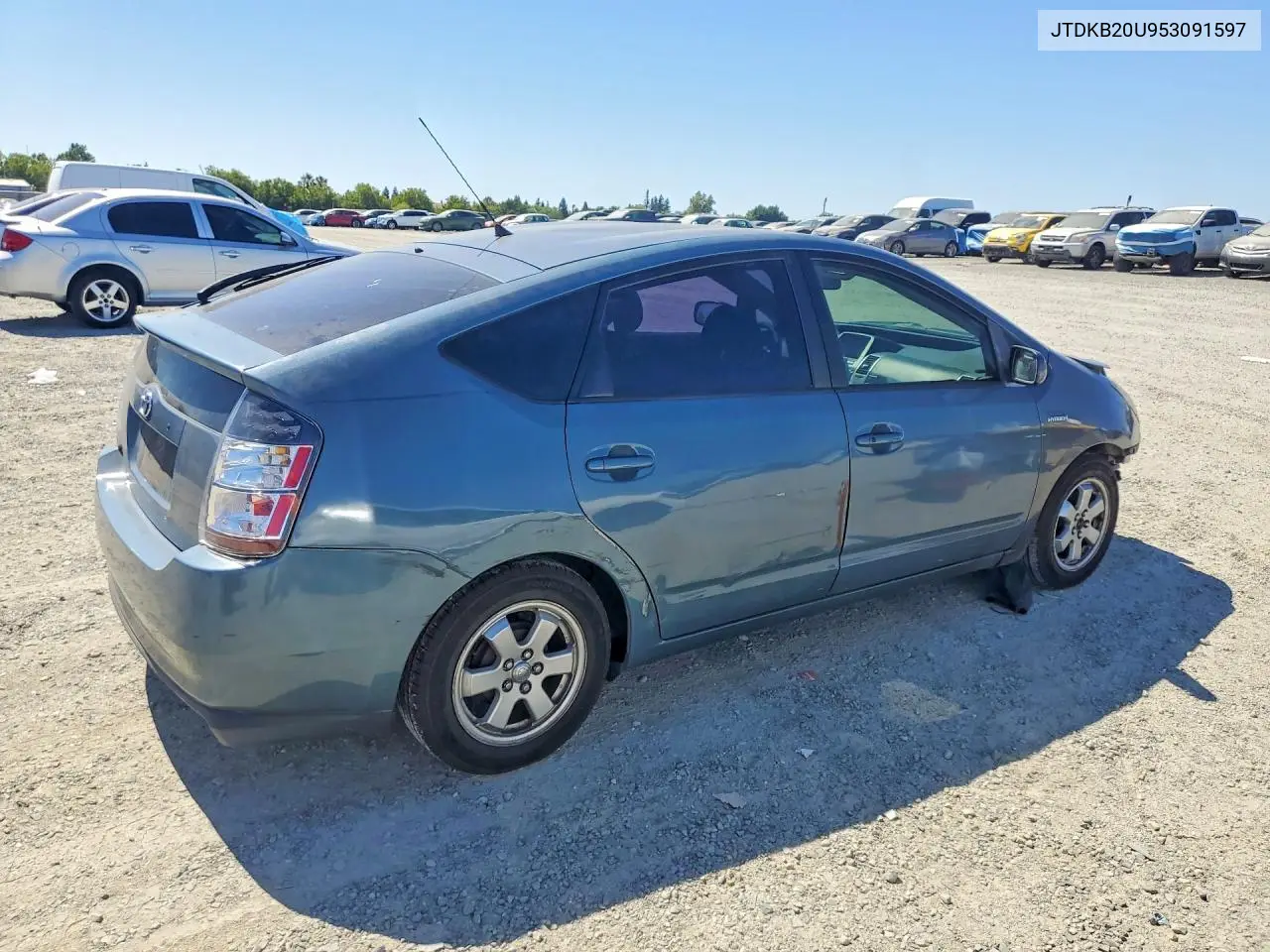 2005 Toyota Prius Base VIN: JTDKB20U953091597 Lot: 58317396
