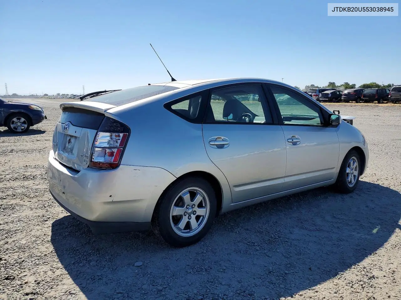 2005 Toyota Prius Base VIN: JTDKB20U553038945 Lot: 58381016