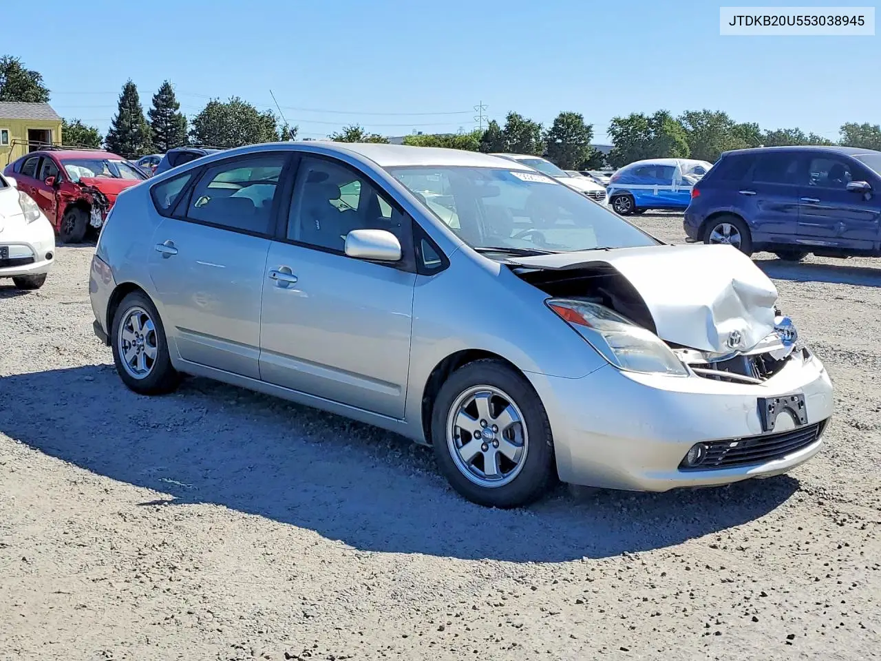 2005 Toyota Prius Base VIN: JTDKB20U553038945 Lot: 58381016