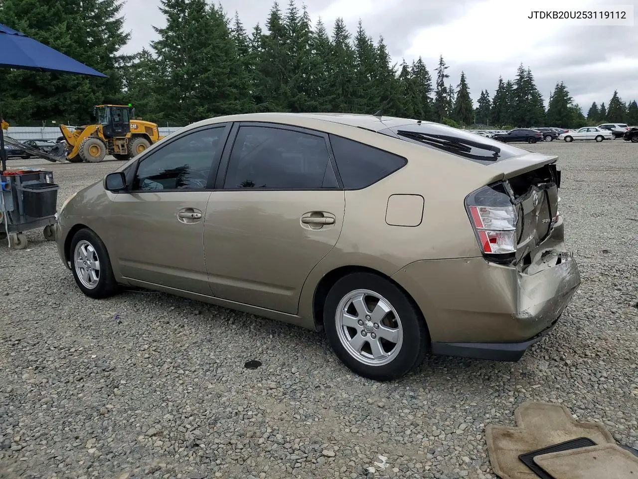 2005 Toyota Prius Base VIN: JTDKB20U253119112 Lot: 58602586