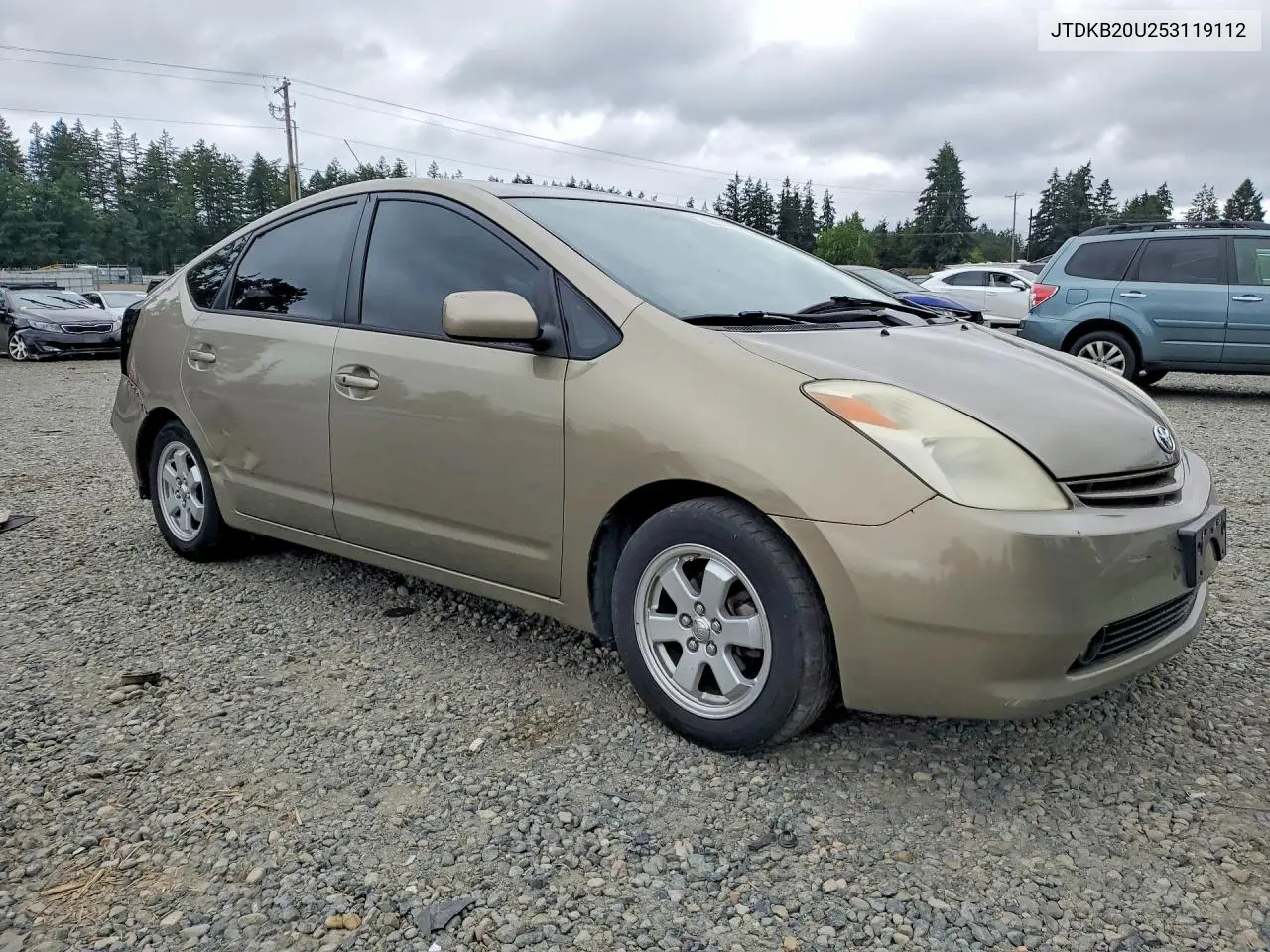 2005 Toyota Prius Base VIN: JTDKB20U253119112 Lot: 58602586