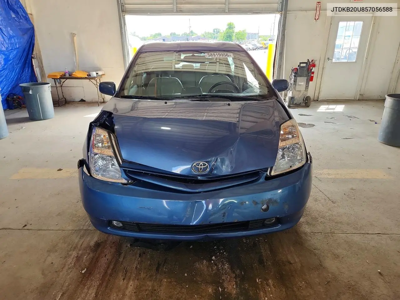 2005 Toyota Prius Base VIN: JTDKB20U857056588 Lot: 58919956