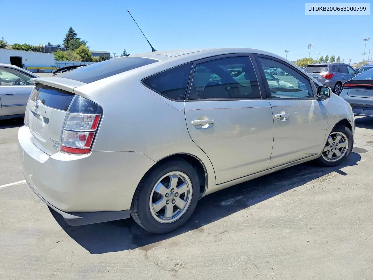 2005 Toyota Prius Base VIN: JTDKB20U653000799 Lot: 61507726