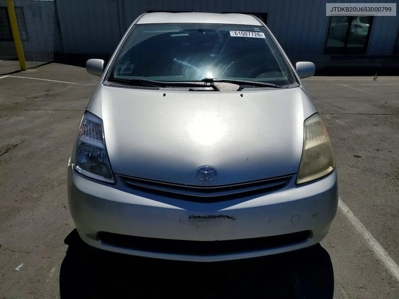 2005 Toyota Prius Base VIN: JTDKB20U653000799 Lot: 61507726