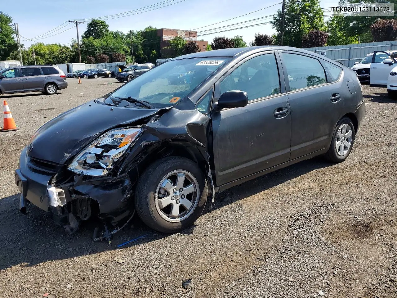 2005 Toyota Prius Base VIN: JTDKB20U153113673 Lot: 61529666
