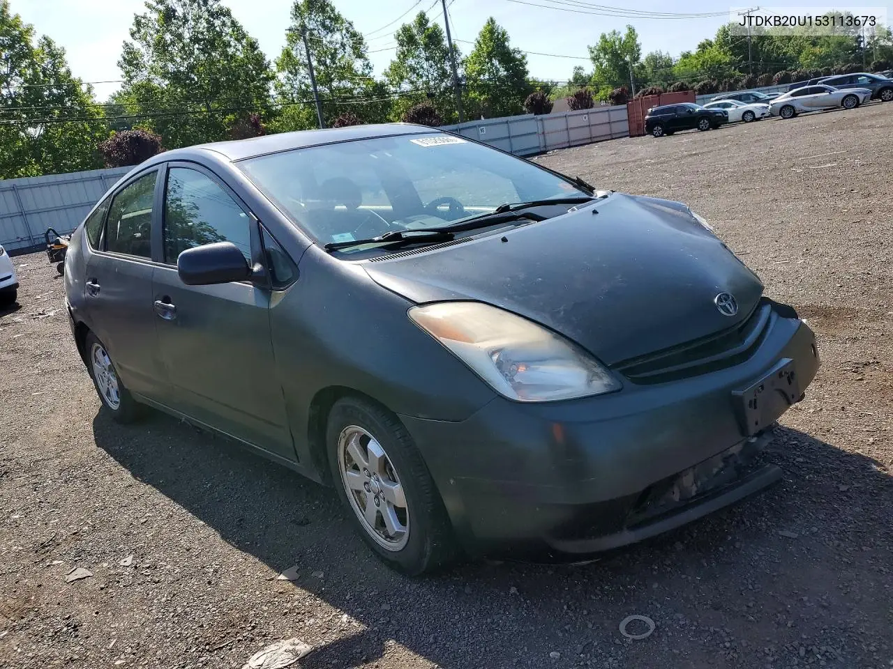 2005 Toyota Prius Base VIN: JTDKB20U153113673 Lot: 61529666