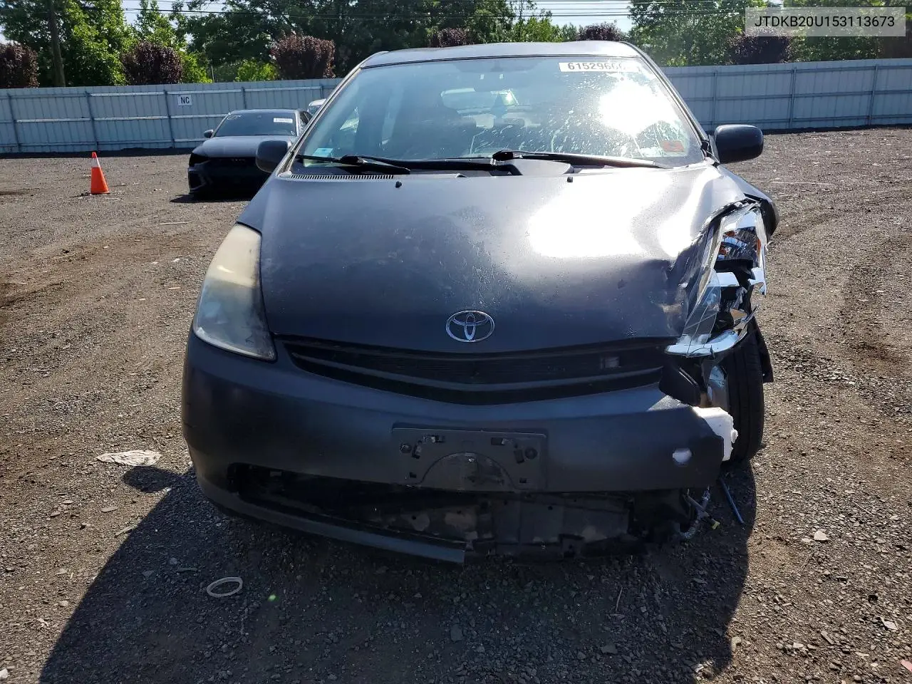 2005 Toyota Prius Base VIN: JTDKB20U153113673 Lot: 61529666