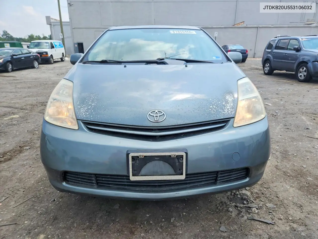 2005 Toyota Prius Base VIN: JTDKB20U553106032 Lot: 61859466