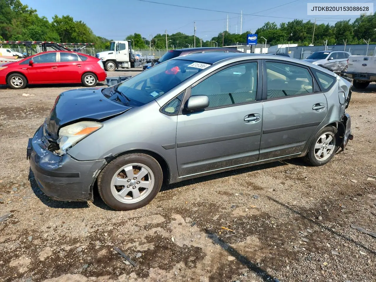 2005 Toyota Prius Base VIN: JTDKB20U153088628 Lot: 62157556