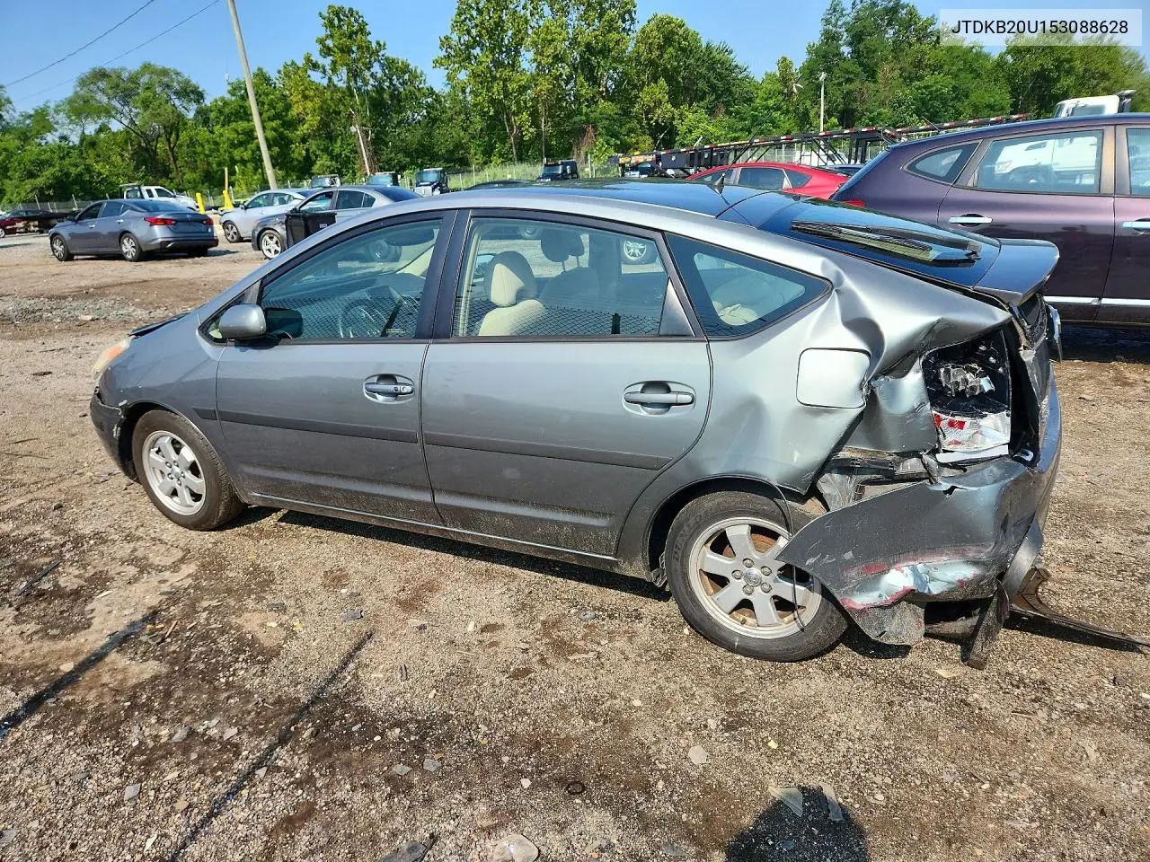 2005 Toyota Prius Base VIN: JTDKB20U153088628 Lot: 62157556