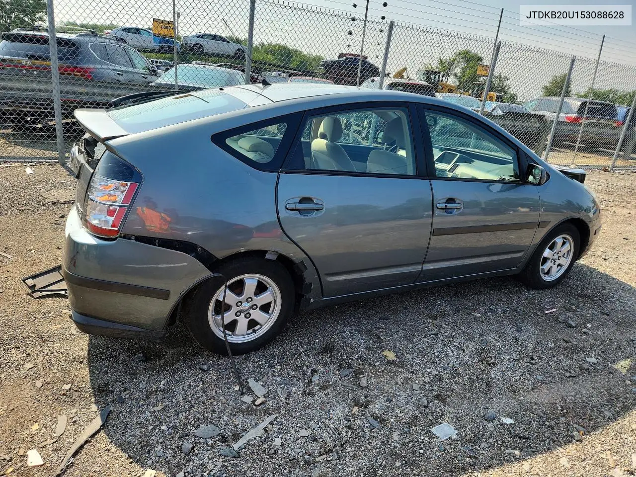 2005 Toyota Prius Base VIN: JTDKB20U153088628 Lot: 62157556