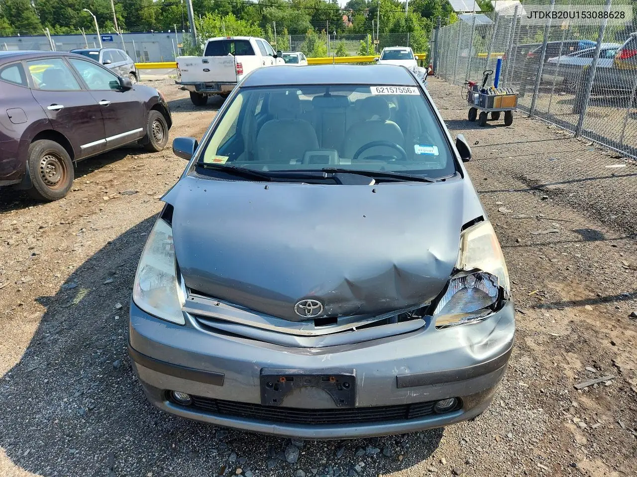 2005 Toyota Prius Base VIN: JTDKB20U153088628 Lot: 62157556