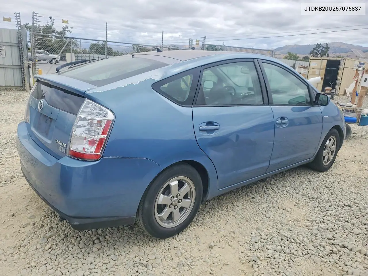 JTDKB20U267076837 2006 Toyota Prius Base