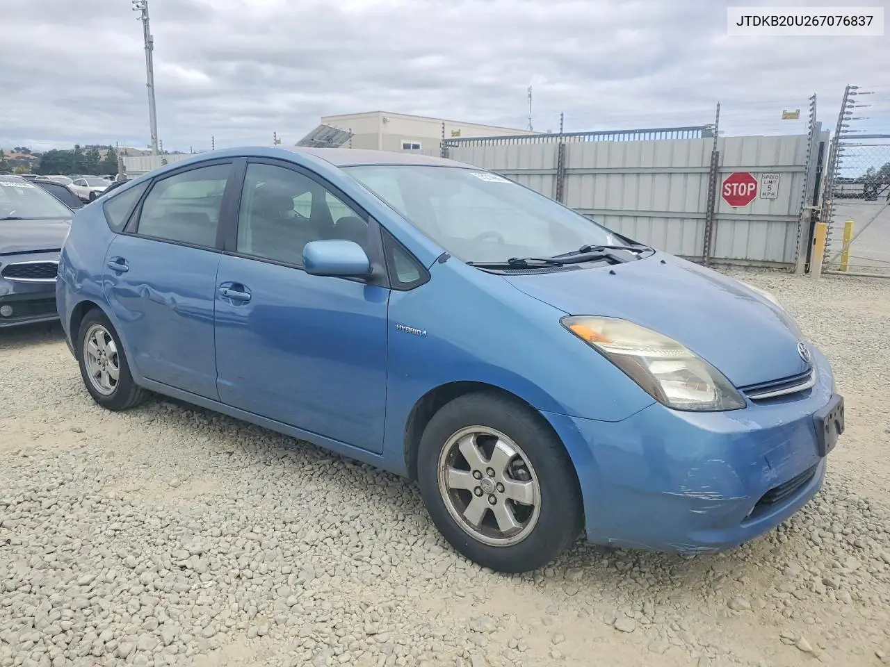 JTDKB20U267076837 2006 Toyota Prius Base