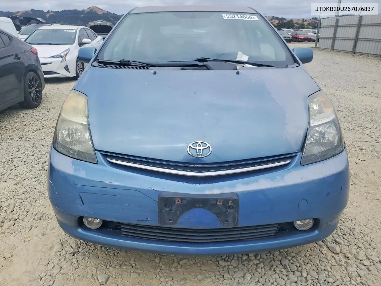JTDKB20U267076837 2006 Toyota Prius Base