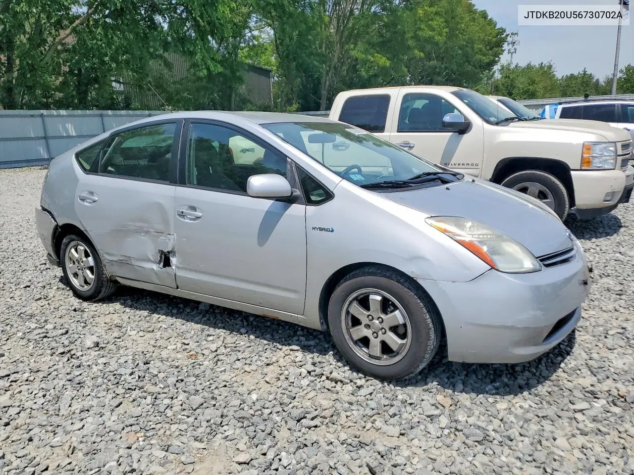 2006 Toyota Prius Base VIN: JTDKB20U367507024 Lot: 56390296