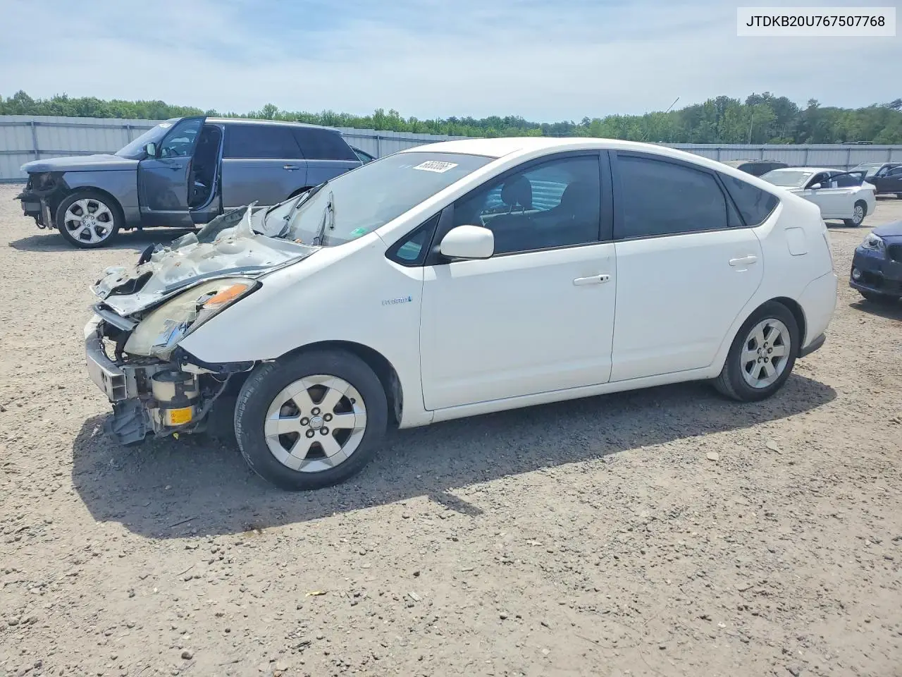 2006 Toyota Prius Base VIN: JTDKB20U767507768 Lot: 56503066
