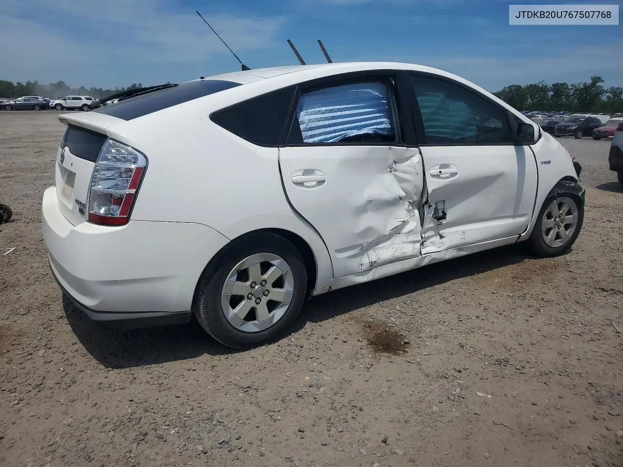 2006 Toyota Prius Base VIN: JTDKB20U767507768 Lot: 56503066