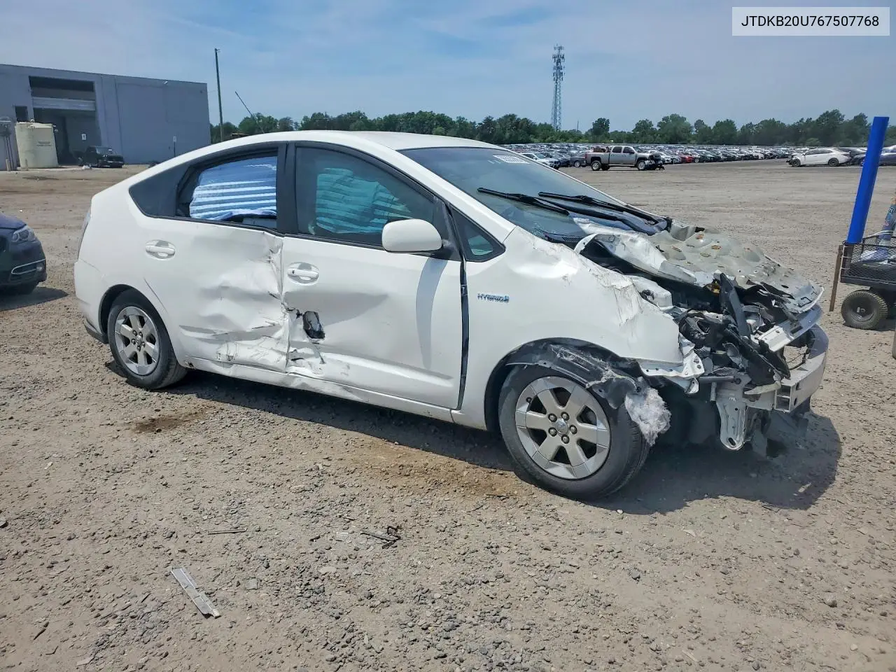 2006 Toyota Prius Base VIN: JTDKB20U767507768 Lot: 56503066
