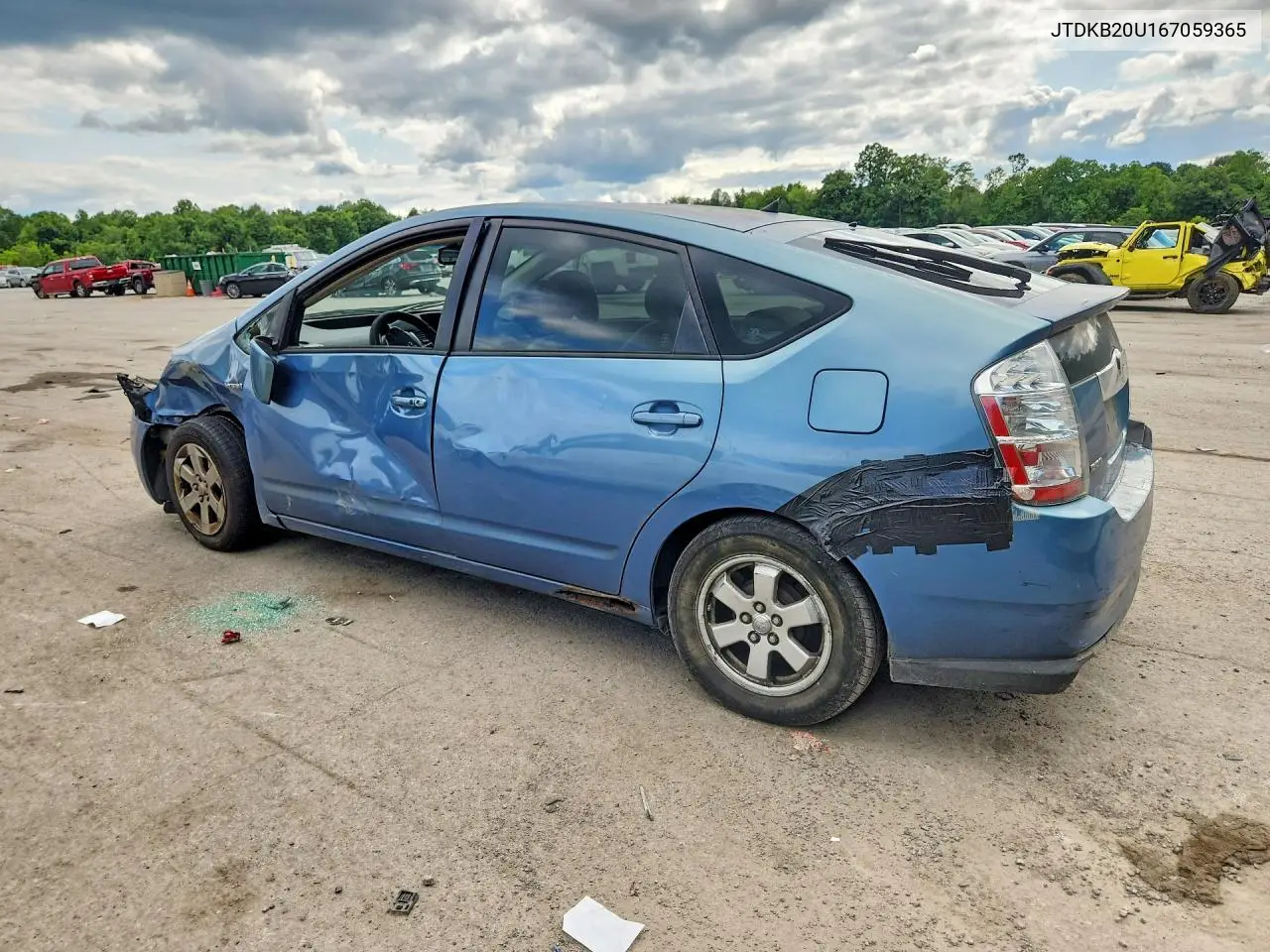 2006 Toyota Prius Base VIN: JTDKB20U167059365 Lot: 61642676