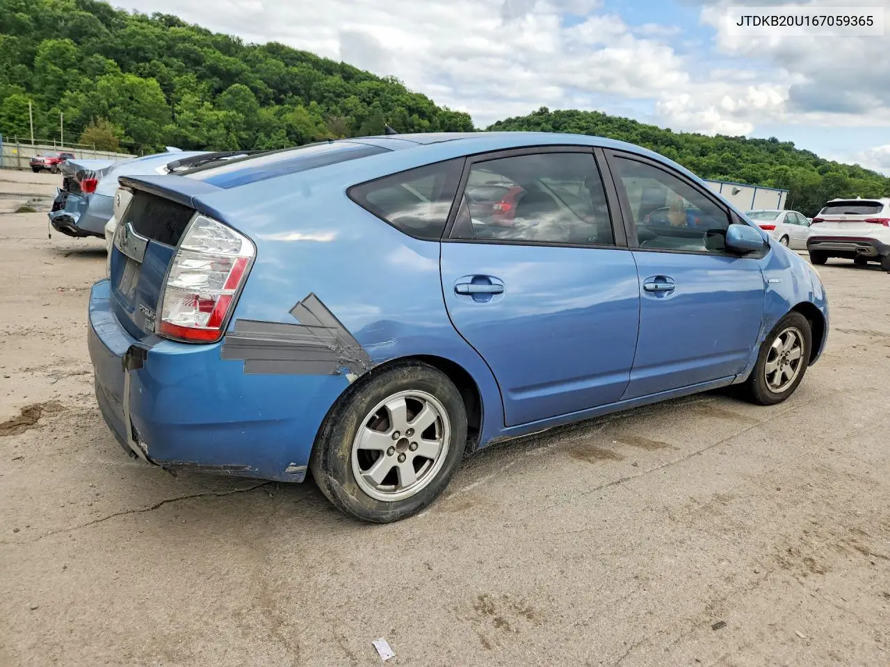 2006 Toyota Prius Base VIN: JTDKB20U167059365 Lot: 61642676