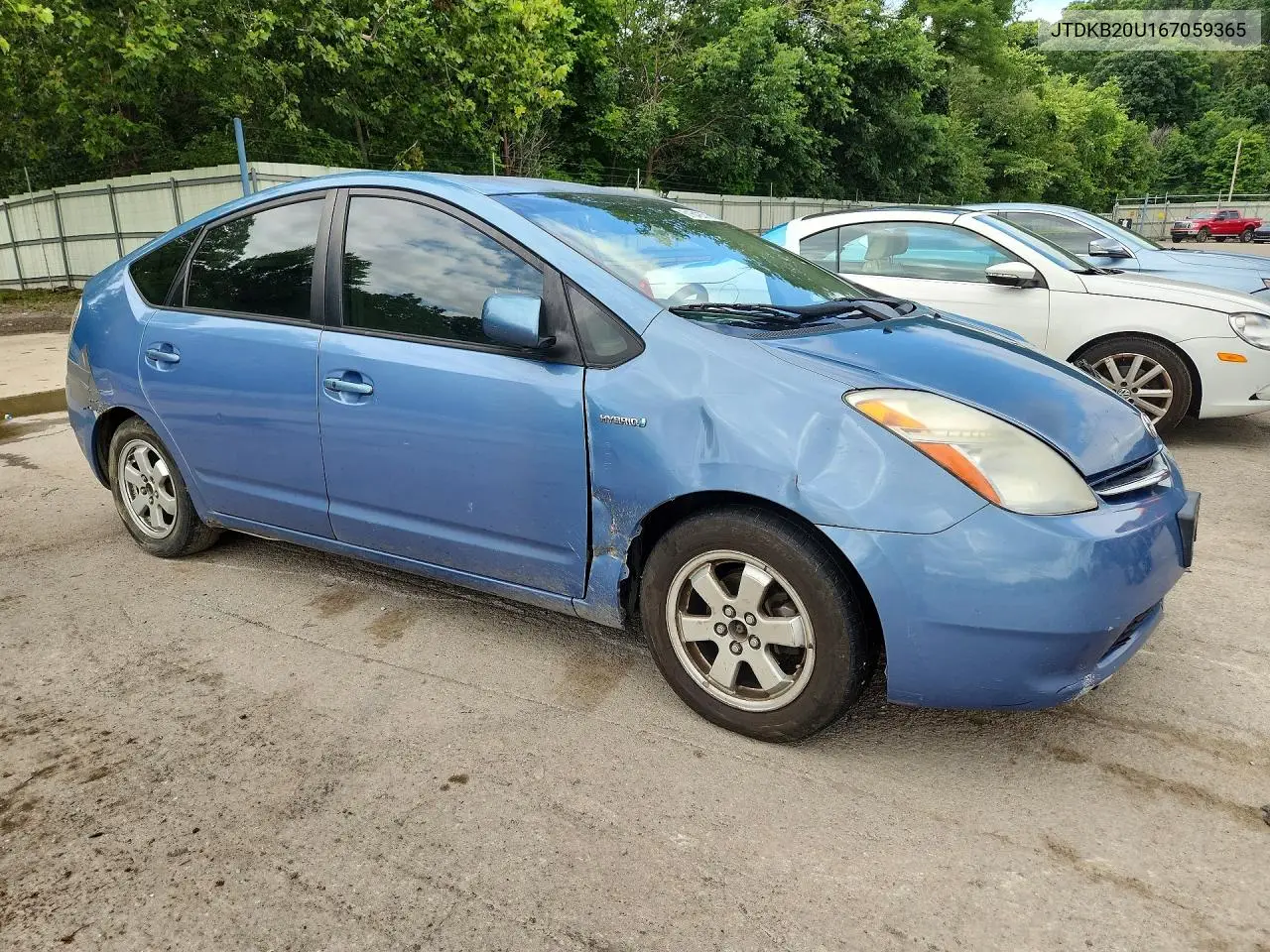 2006 Toyota Prius Base VIN: JTDKB20U167059365 Lot: 61642676