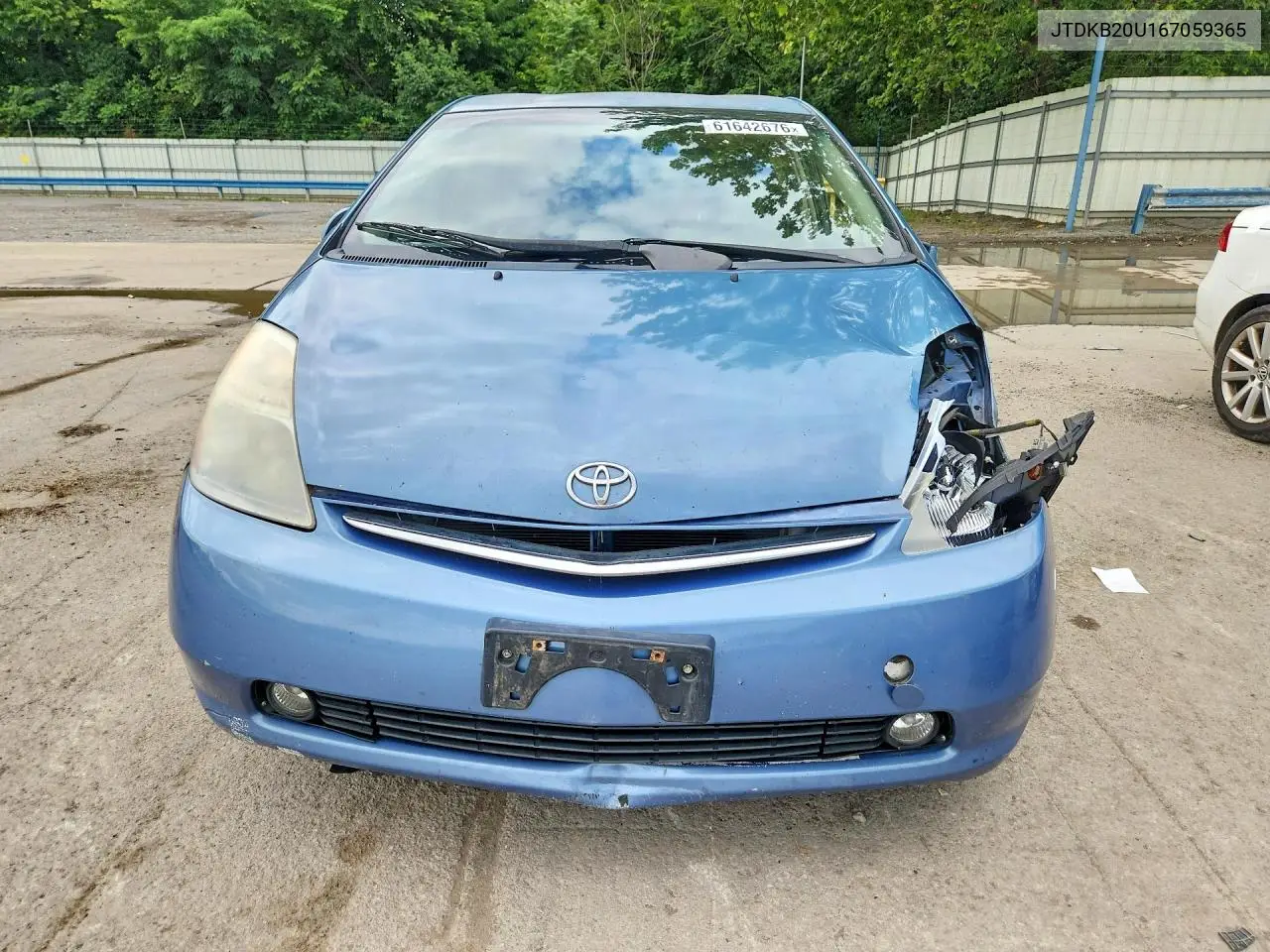 2006 Toyota Prius Base VIN: JTDKB20U167059365 Lot: 61642676