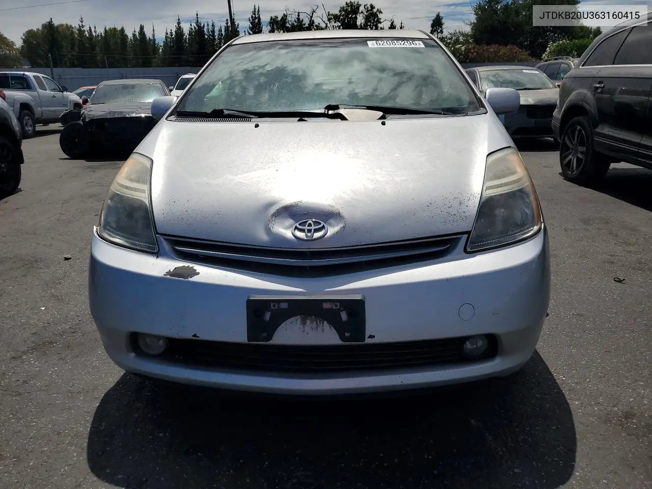 2006 Toyota Prius VIN: JTDKB20U363160415 Lot: 62085296