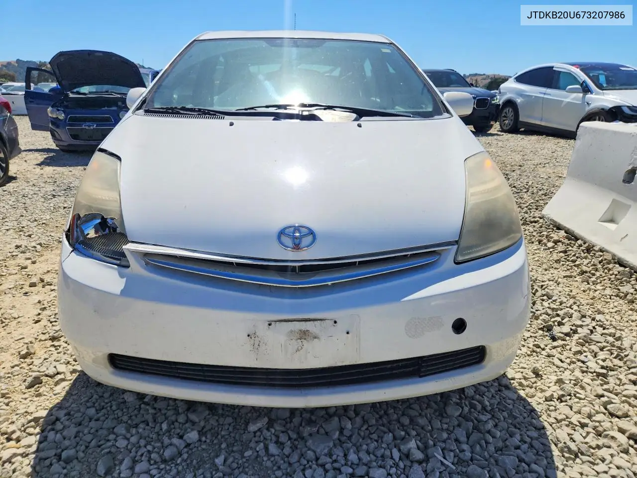 2007 Toyota Prius Base VIN: JTDKB20U673207986 Lot: 55970356