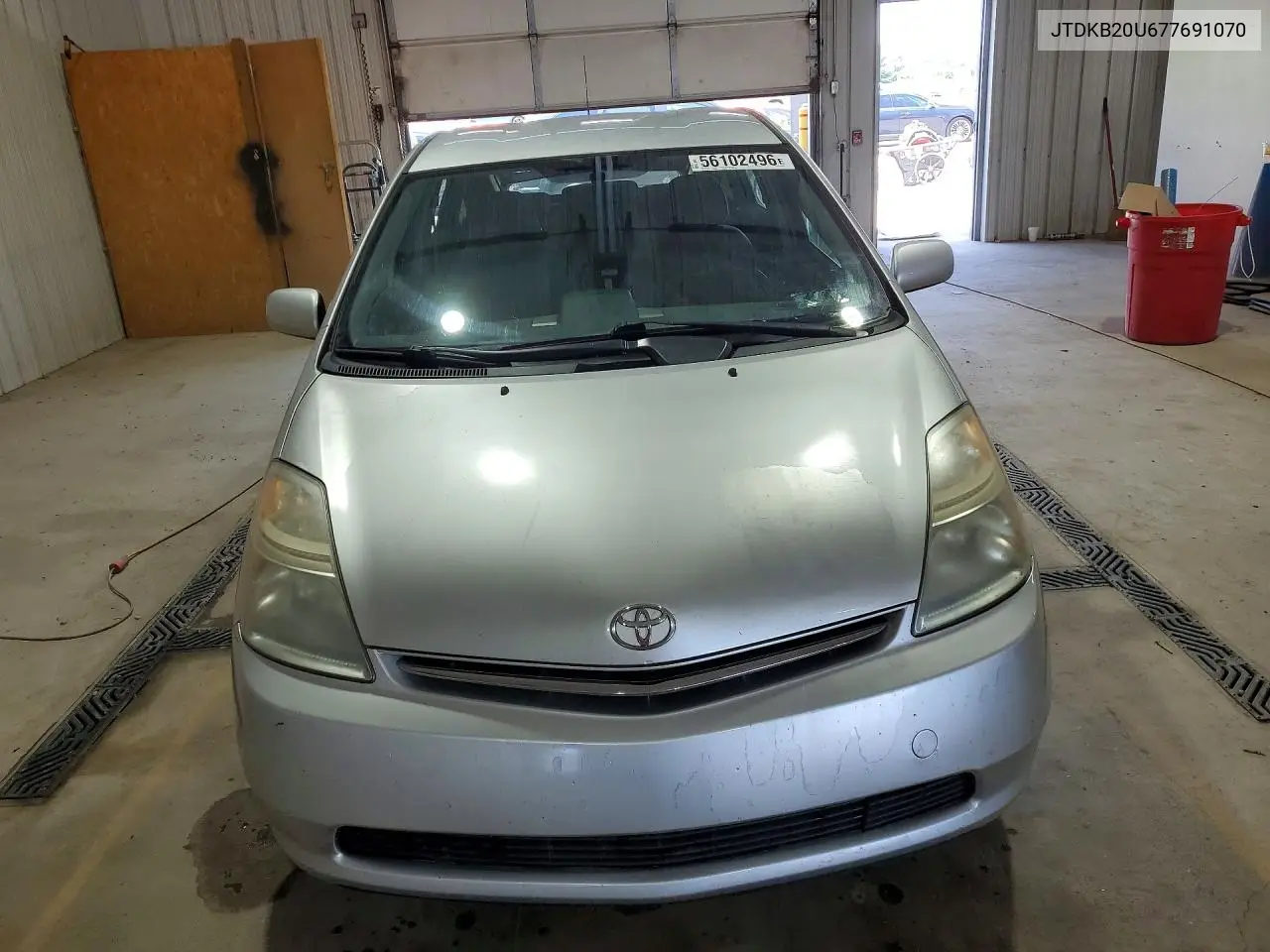 2007 Toyota Prius Base VIN: JTDKB20U677691070 Lot: 56102496