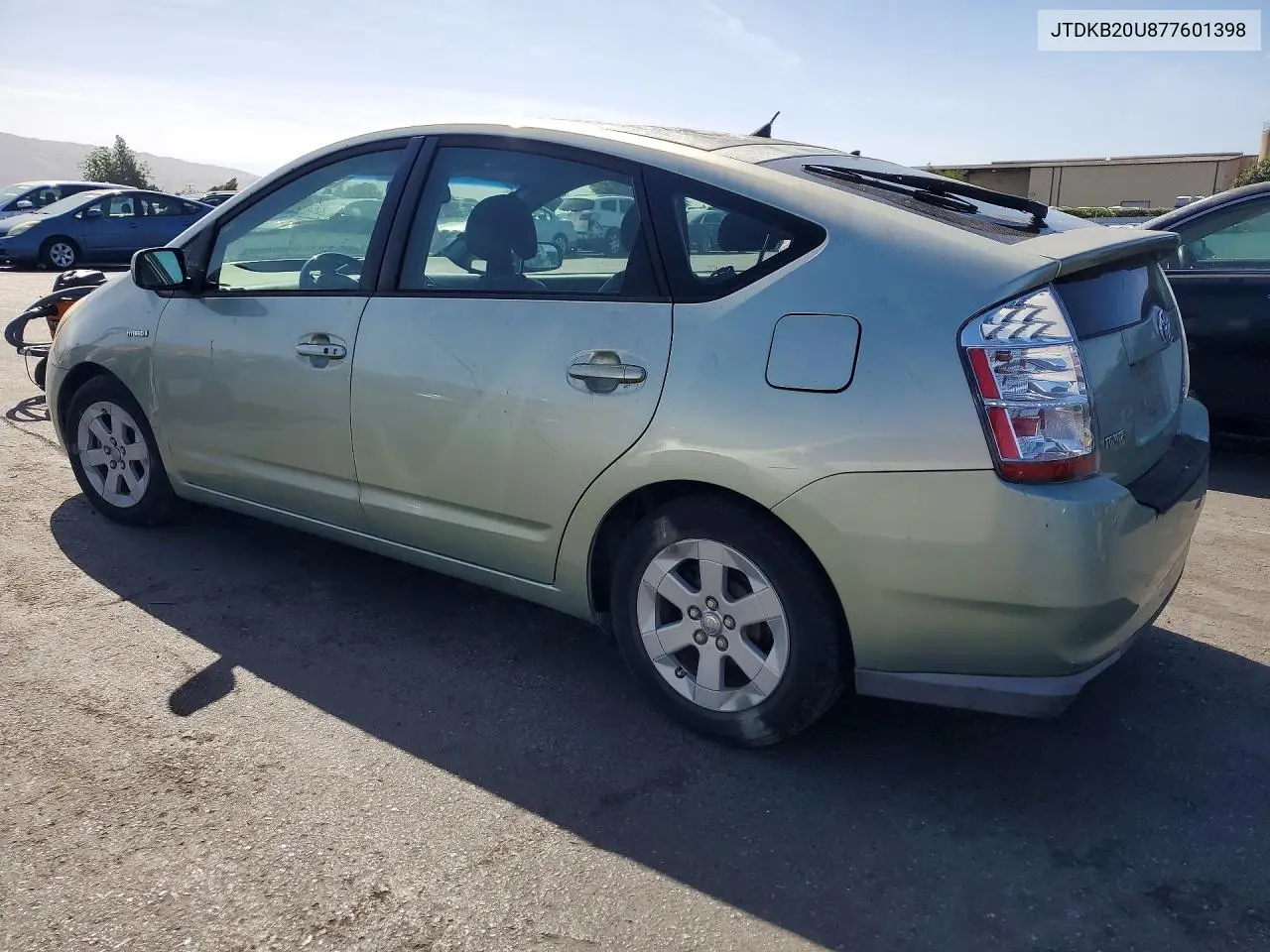 2007 Toyota Prius Base VIN: JTDKB20U877601398 Lot: 56179746