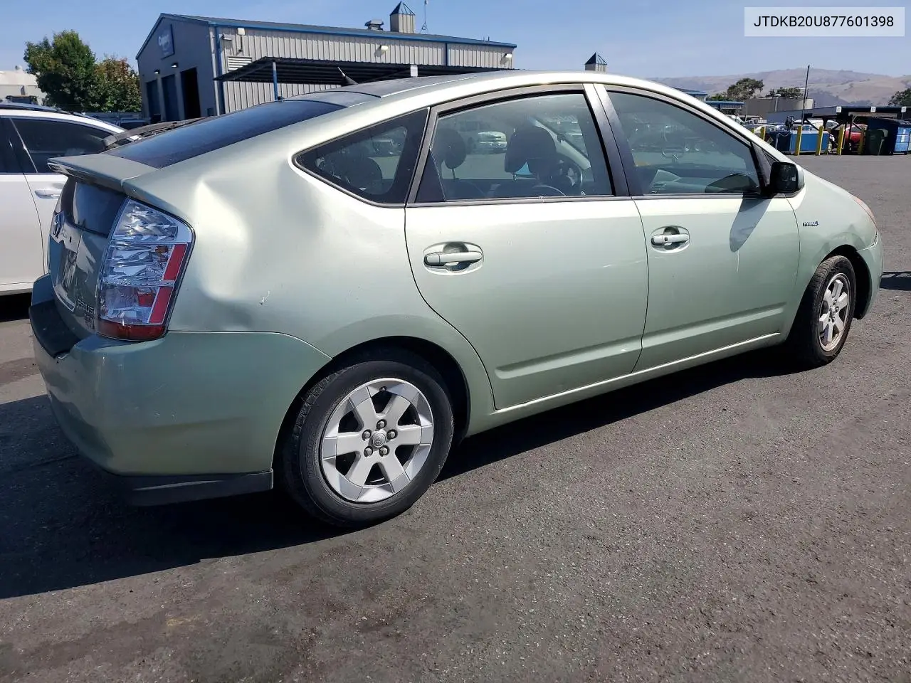 2007 Toyota Prius Base VIN: JTDKB20U877601398 Lot: 56179746