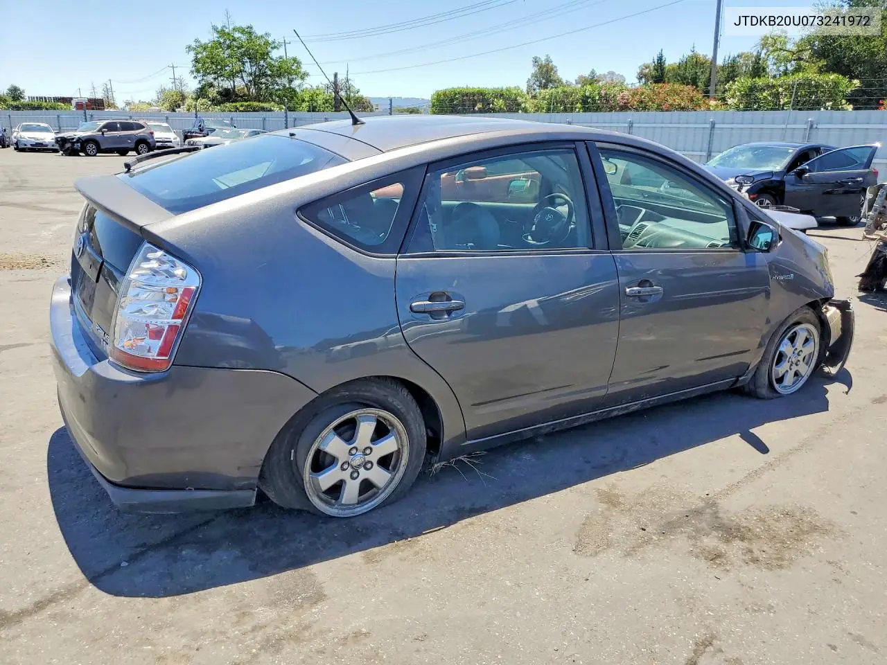 2007 Toyota Prius Base VIN: JTDKB20U073241972 Lot: 56307956