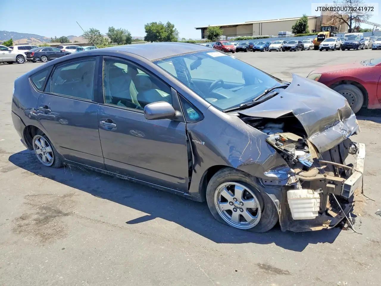 2007 Toyota Prius Base VIN: JTDKB20U073241972 Lot: 56307956