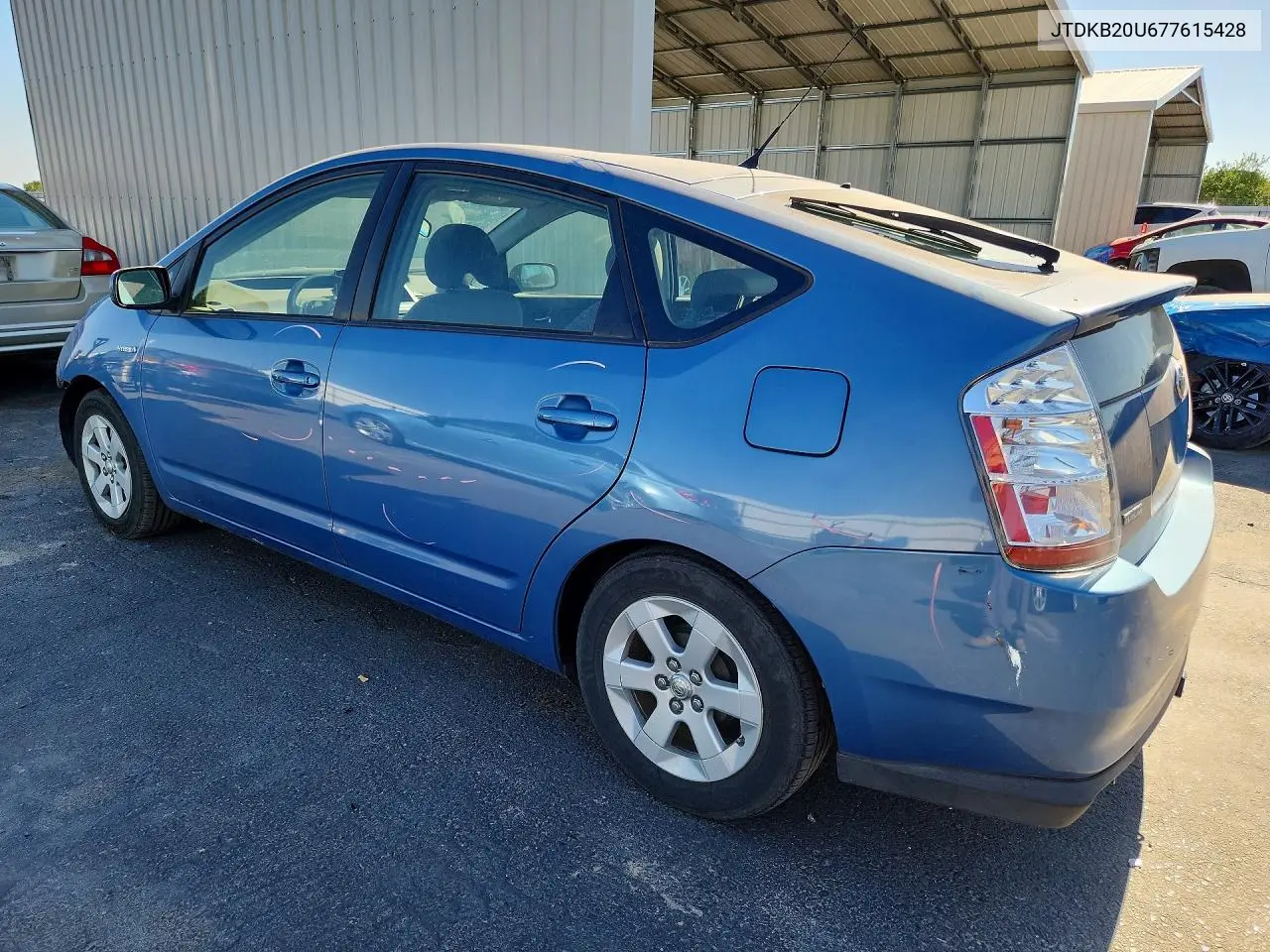2007 Toyota Prius Base VIN: JTDKB20U677615428 Lot: 56533236