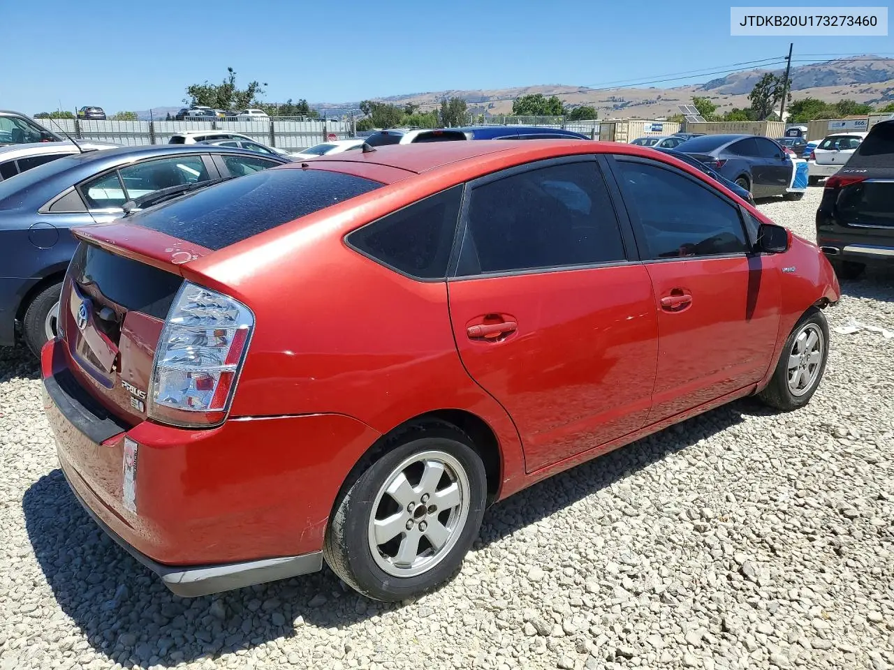 2007 Toyota Prius Base VIN: JTDKB20U173273460 Lot: 57074116