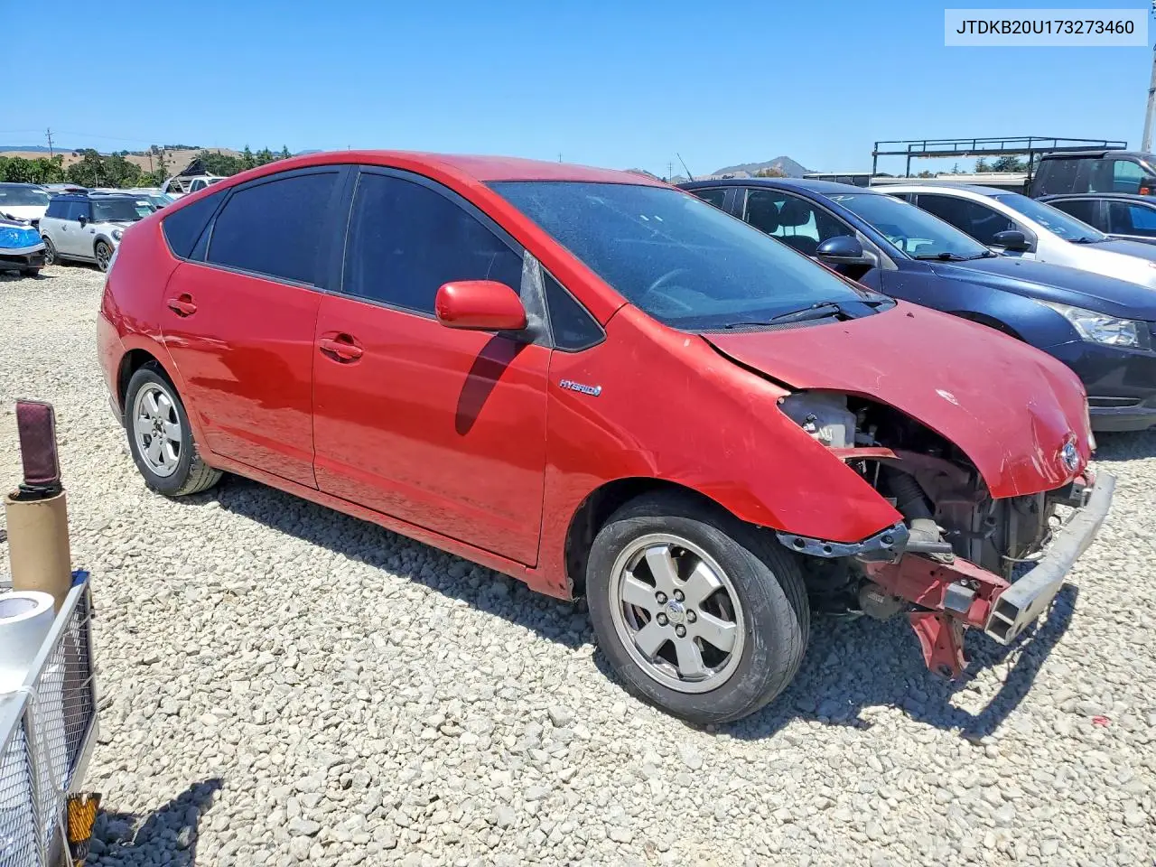 2007 Toyota Prius Base VIN: JTDKB20U173273460 Lot: 57074116
