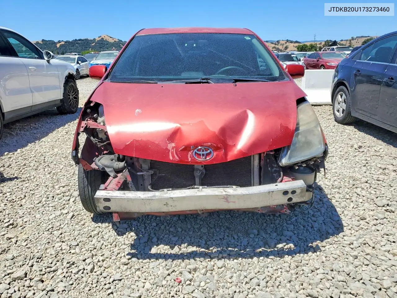 2007 Toyota Prius Base VIN: JTDKB20U173273460 Lot: 57074116