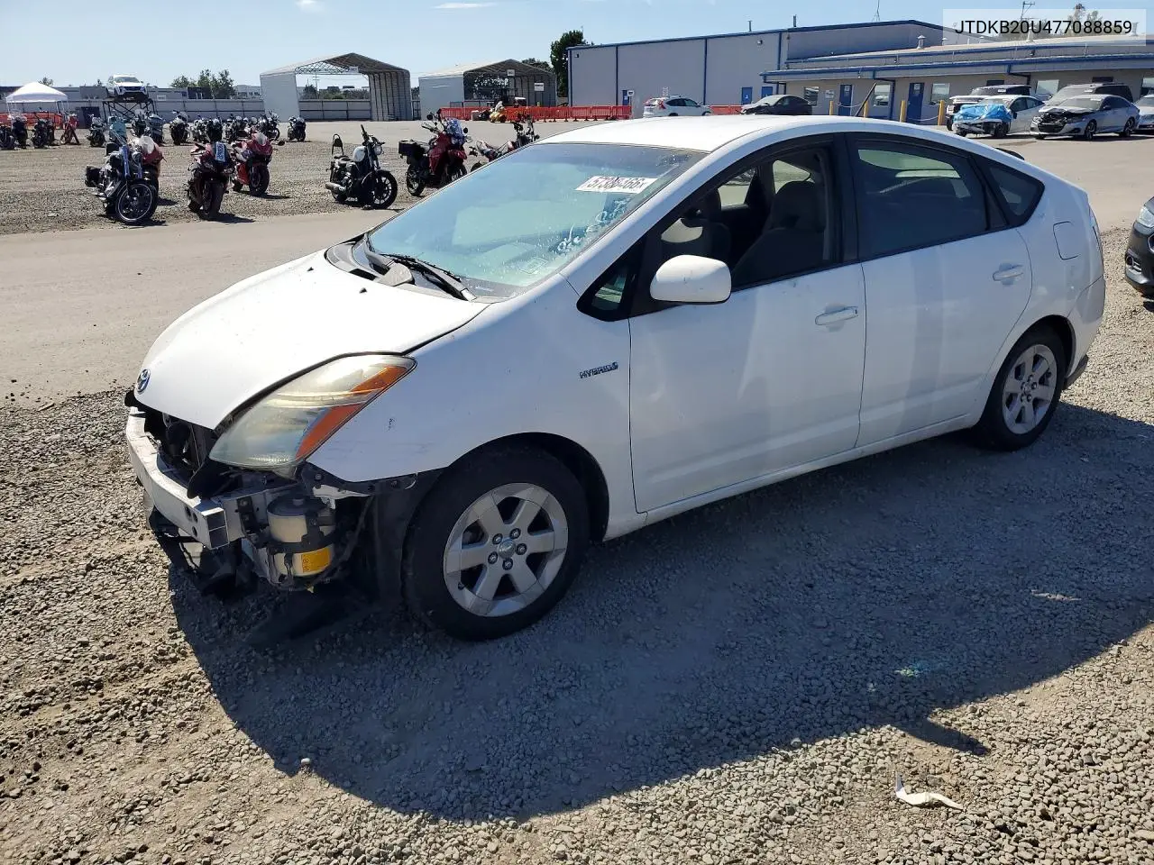 2007 Toyota Prius Base VIN: JTDKB20U477088859 Lot: 57388466