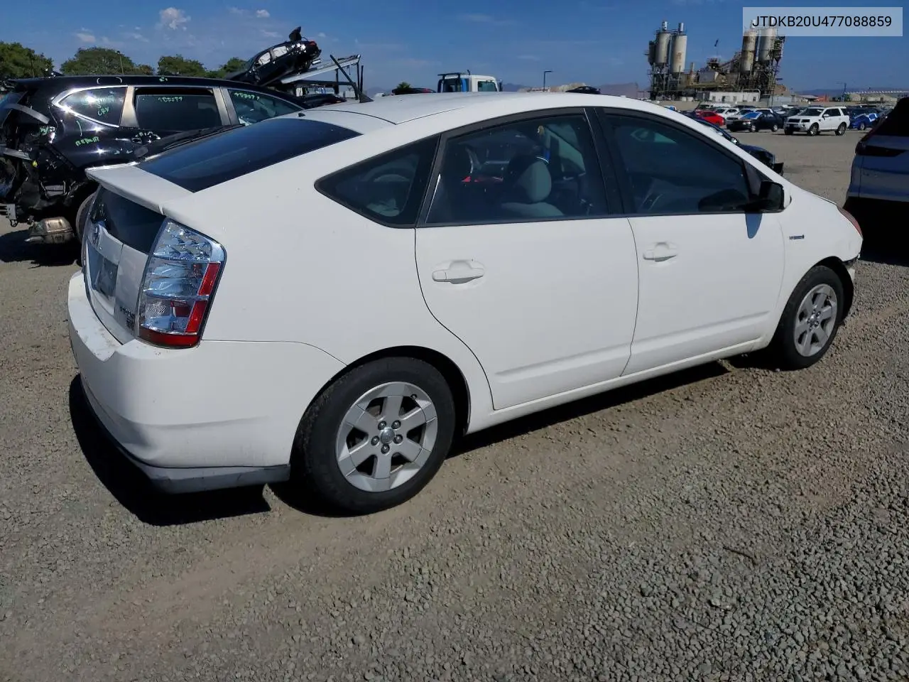 2007 Toyota Prius Base VIN: JTDKB20U477088859 Lot: 57388466