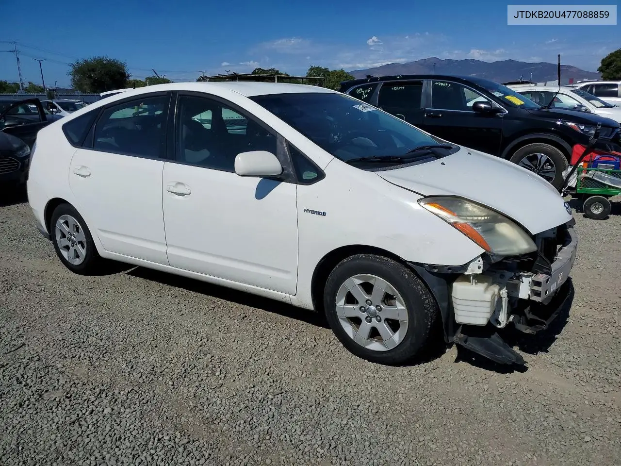 2007 Toyota Prius Base VIN: JTDKB20U477088859 Lot: 57388466